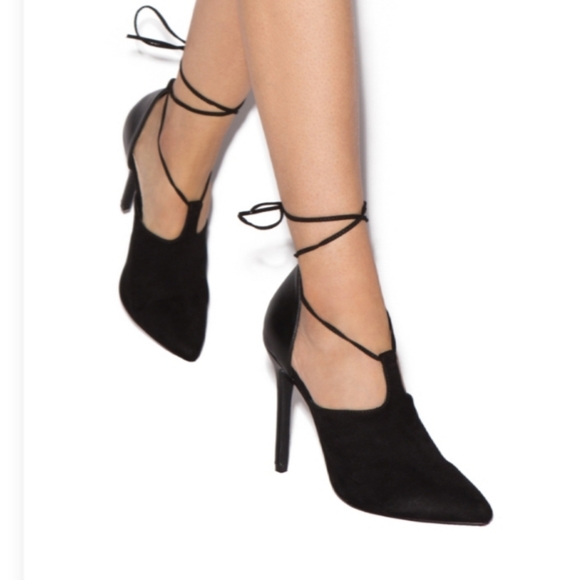 Shoe Dazzle Shoes - Gorgeous DATE NIGHT 🍷Strap Ankle Bootie/Pump 👠👢